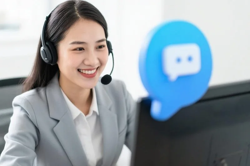 客服代表正在提供帮助